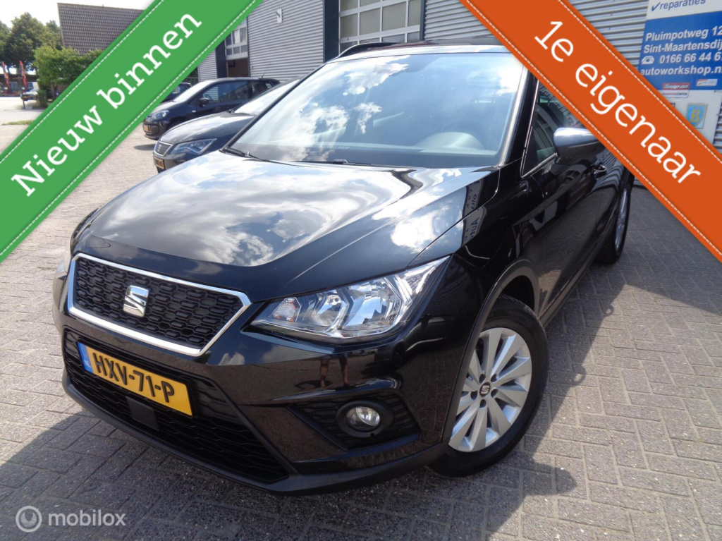 Seat Arona 1.0 tsi style business/airco/ecc/lm velgen/1st eig/pdc/navi/carplay/trekhaak