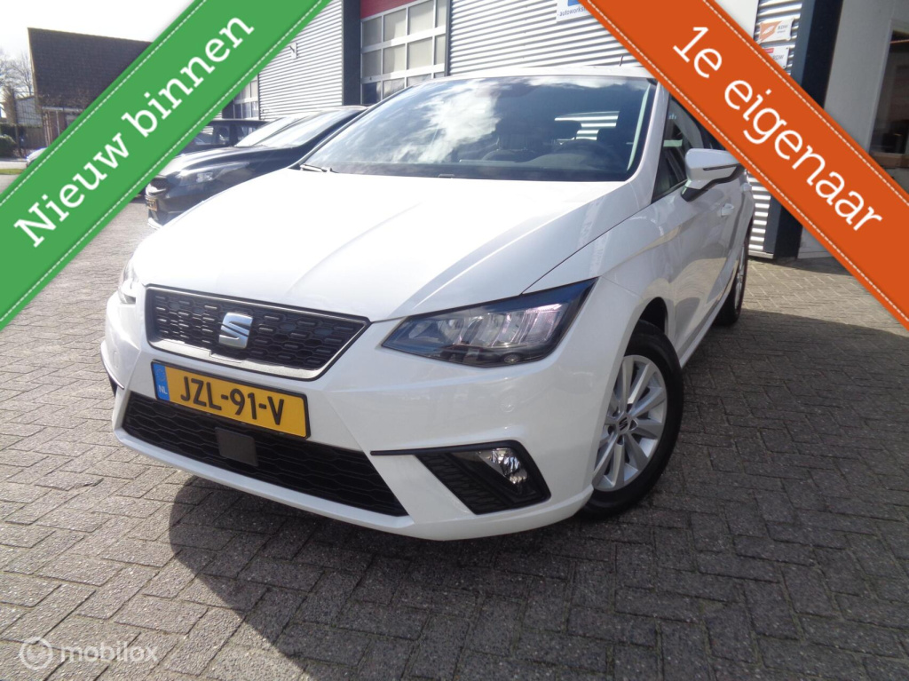 Seat Ibiza 1.0 mpi reference//airco/led/pdc/carplay/lm velgen/1st eig/slechts 37000km/nieuw model!