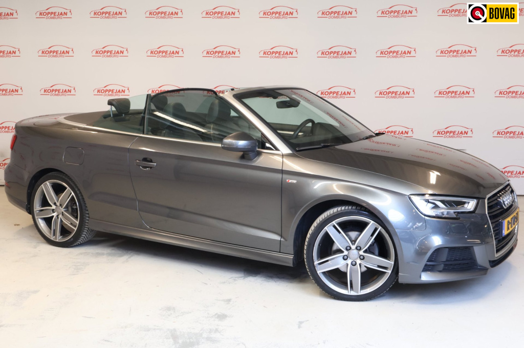 Audi A3 cabriolet 1.5 tfsi cod sport s line edition, carplay, stoel+nek verwarming, virtual,