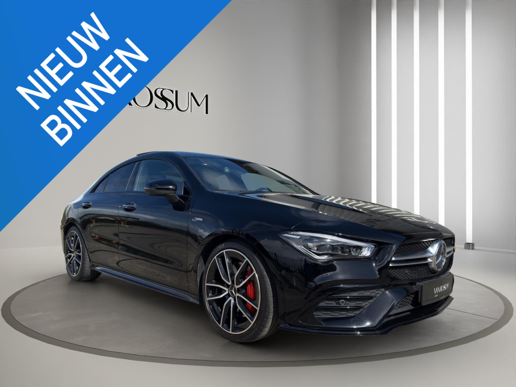 Mercedes-Benz Cla amg 35 4matic premium plus | panoramadak | burmester | geheugen l+r | 360 camera | nightpakket | 19"|