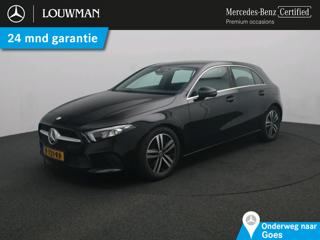 Mercedes-Benz A-Klasse 160 business solution luxury ledkoplampen | sfeerverlichting | parkeerpakket met achteruitrijcamera |stoelverwarming voor.       inclusief 24 maanden mb certified garantie voor europa.