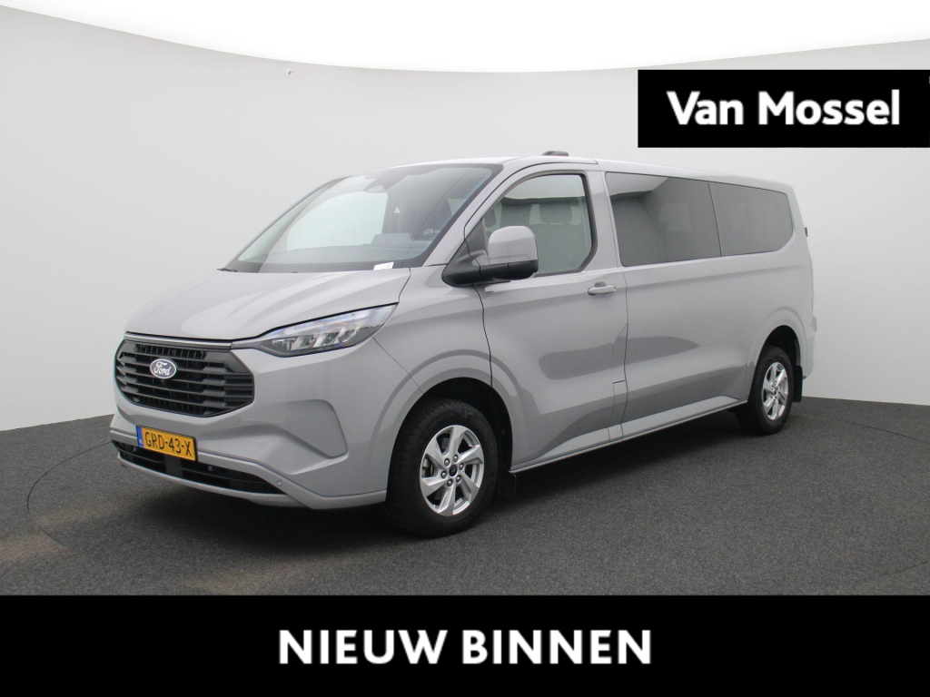 Ford Transit Custom 340 2.5 phev l2h1 limited | 9-persoons | prijs incl. btw/bpm | climate control | adaptive cruise control | achteruitrijcamera | apple carplay/ android auto |