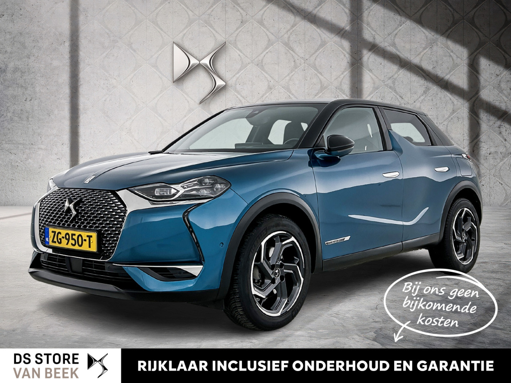 Ds Ds 3 crossback 130 pk automaat grand chic | adaptive cruise | leder | head-up display |