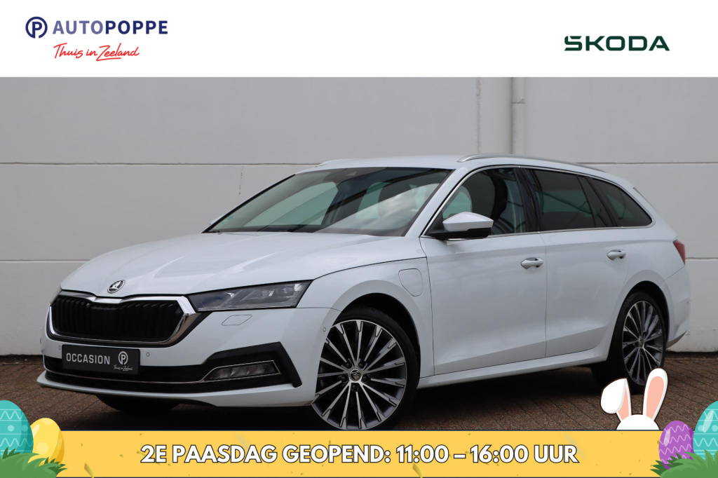 Skoda Octavia combi 1.4 ehybrid style 204pk dsg6 |elektrische stoelen | leder/alcantara | hud