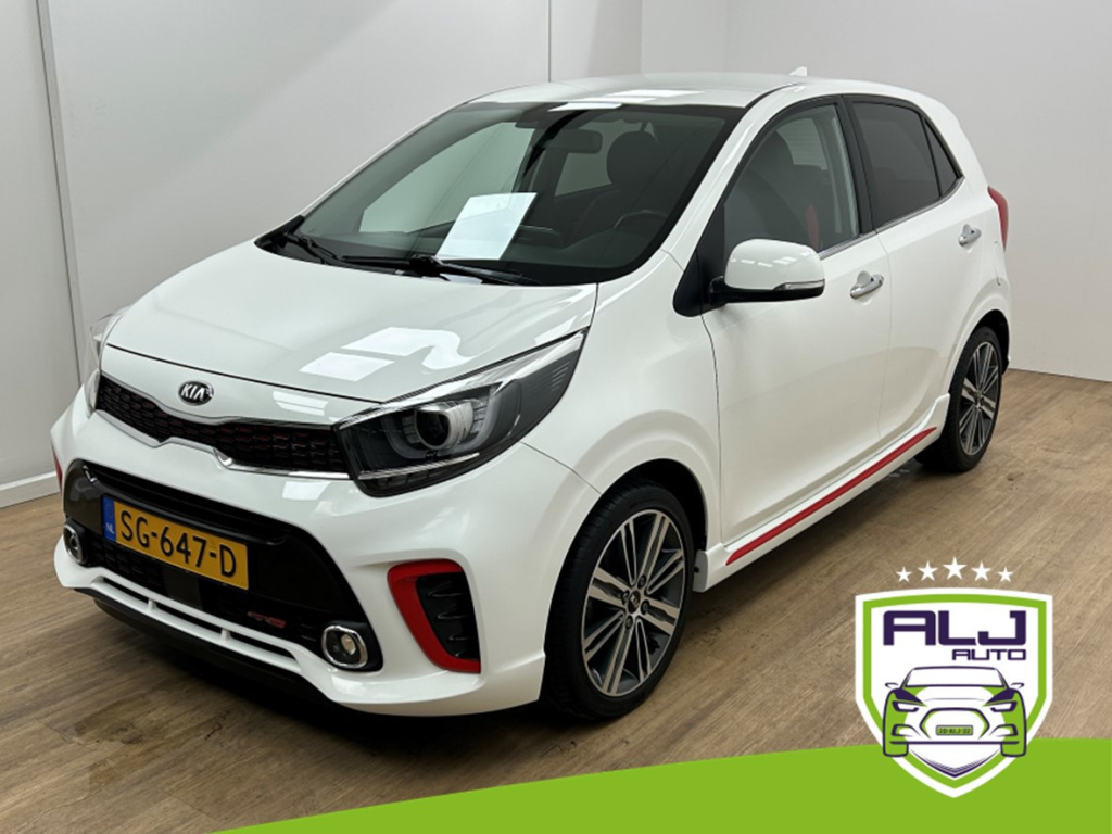 Kia Picanto occasion 1.2 cvvt gt-line | wit | tweedehands kia picanto | airco | stoelverwarming | carplay | cruisecontrol