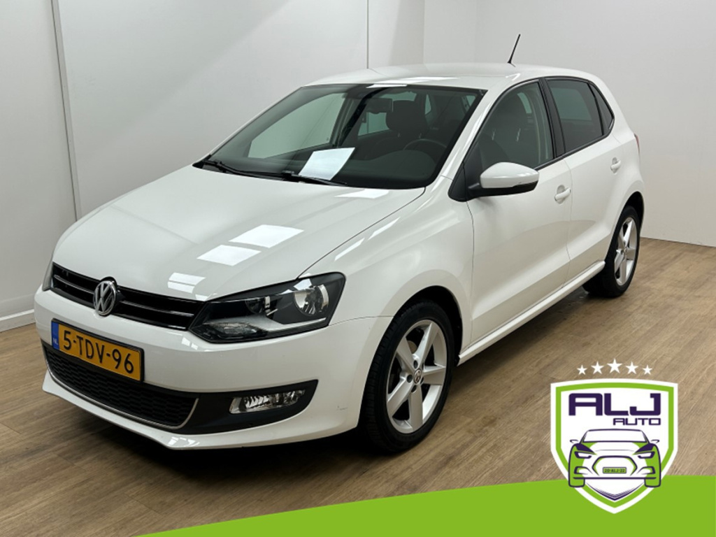 Volkswagen Polo occasion 1.2 tsi bluemotion highline | wit | tweedehands volkswagen polo | airco | cruisecontrol | aux audio |