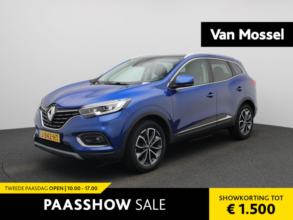Renault Kadjar 1.3 tce intens | panoramadak | navigatie | apple carplay / android auto | camera | climate control | bluetooth | half-leder | lichtmetalen velgen |