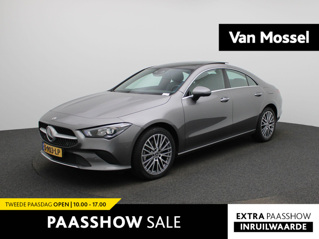 Mercedes-Benz Cla 250 e luxury line | automaat | panoramadak | apple carplay / android auto | stoel- stuurverwarming | 360 camera | memory seats | adaptieve cruise control | sfeerverlichting | virtual cockpit | climate control | lichtmetale...