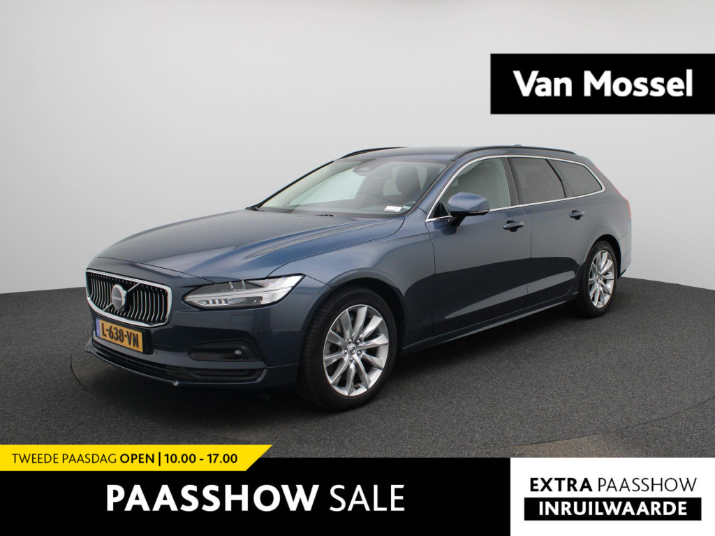 Volvo V90 2.0 b4 momentum business | automaat | navigatie | leder | apple carplay / android auto | stoel-stuurverwarming | achteruitrijcamera | elektrische achterklep | led | lichtmetalen velgen |