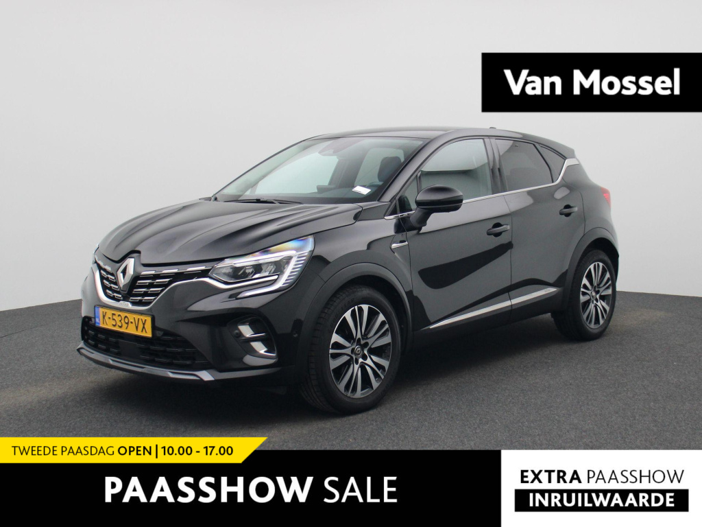 Renault Captur 1.3 tce 140 initiale paris | automaat | leder | navigatie | stoel verwarming | apple carplay | climate control | camera | parkeer sensoren | lmv | led |