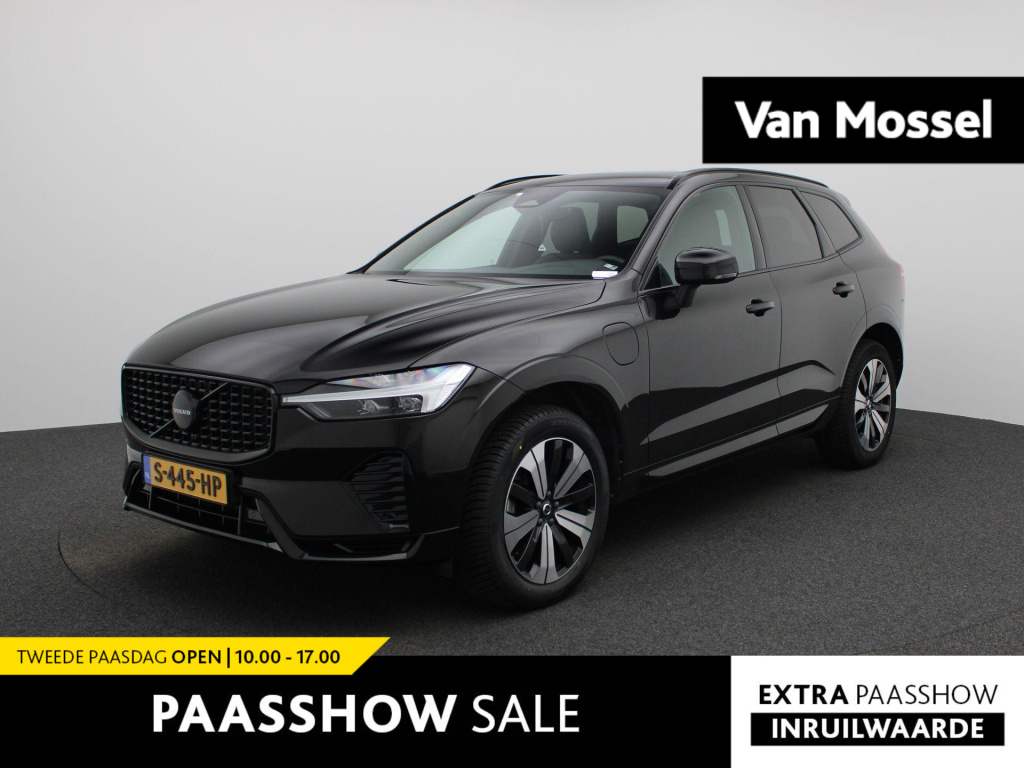 Volvo XC60 2.0 t6 plug-in hybrid awd plus dark | automaat | apple carplay / android auto | navigatie | trekhaak | panoramadak | memory seats | stoel-stuurverwaming | achterbank verwarmd | elektrische achterklep | half-leder | climate...