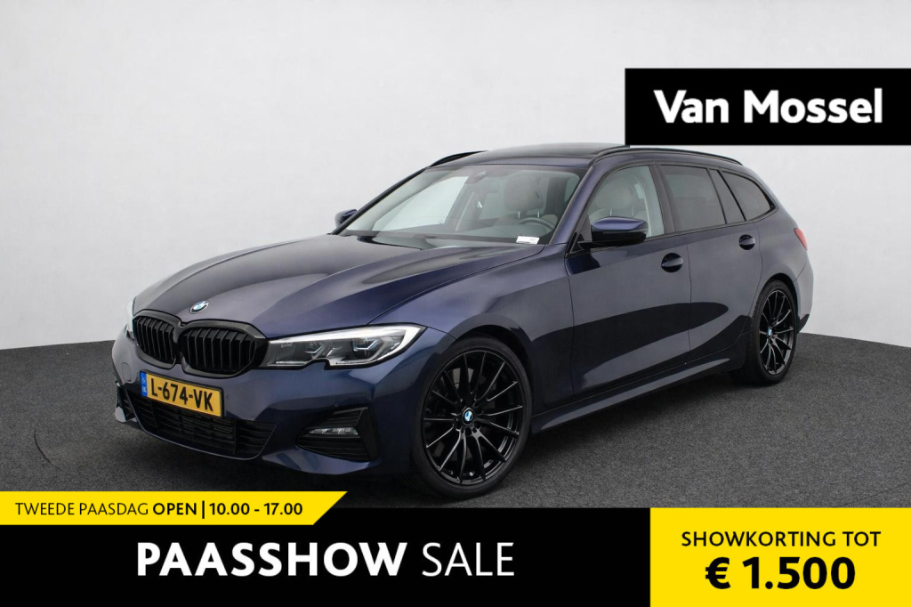 BMW 3-serie touring 318i sport line | automaat | apple carplay / android auto | panoramadak | oyster leer | stoelverwaming | virtual cockpit | climate control | navigatie | lichtmetalen velgen |