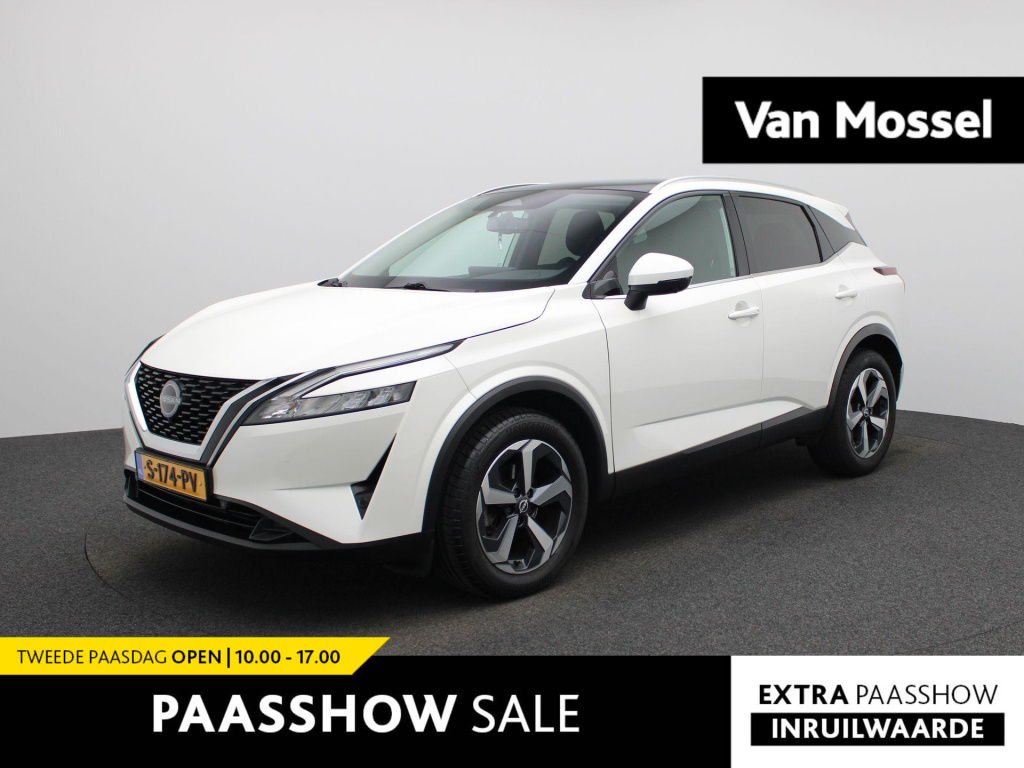 Nissan Qashqai 1.3 mhev n-connecta | navigatie | apple carplay / android auto | panoramadak | virtual cockpit | climate control | 360 camera | dab | lichtmetalen velgen |
