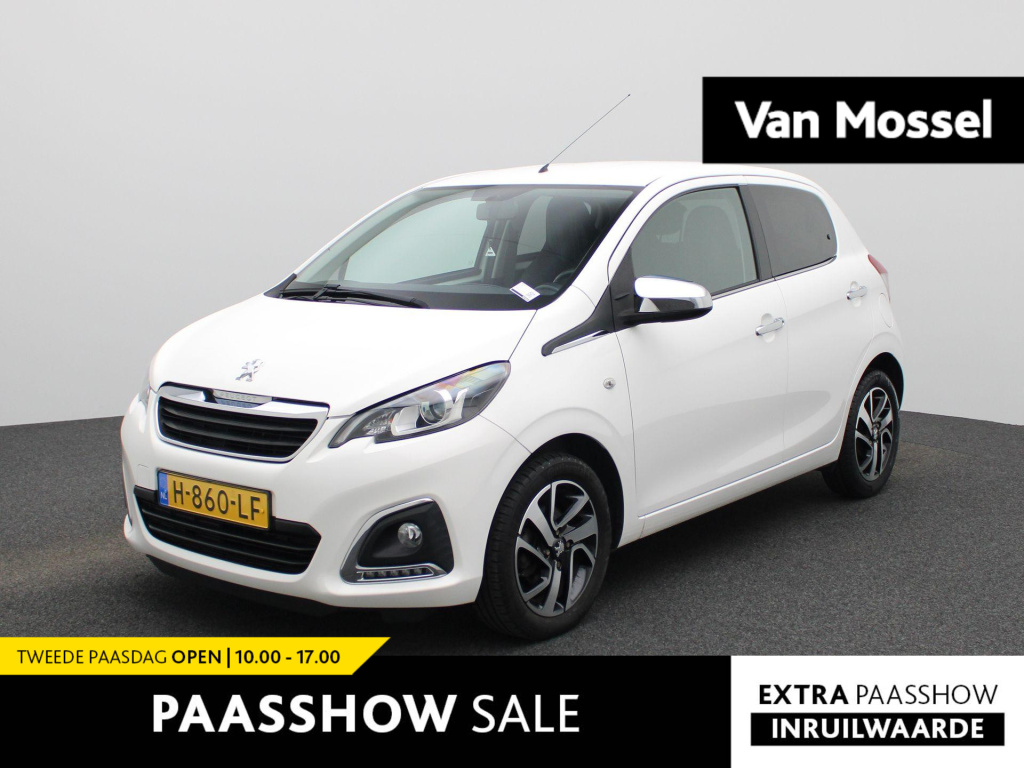 Peugeot 108 1.0 e-vti allure | led dagrijverlichting | lichtmetalen velgen | start/stop systeem | bluetooth | climate control | multistuur | esp | elektrische ramen | mistlampen |