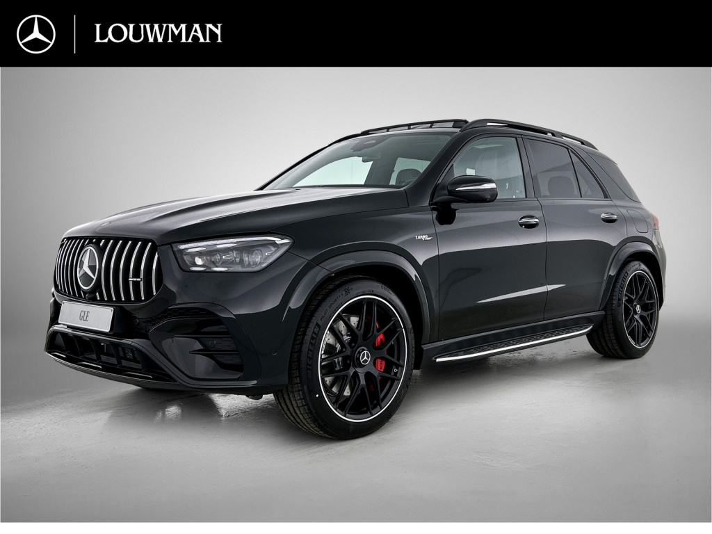 Mercedes-Benz Gle amg 53 hybrid 4matic+ night edition premium plus | winterpakket | remklauwen in rood | sierelementen amg carbon | trekhaak | verlichte treeplanken | magic vision control | 22 inch kruisspaaks amg-velgen |