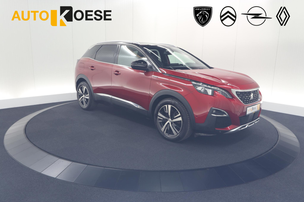 Peugeot 3008 puretech 130 eat6 gt | allseason banden | trekhaak | panoramadak | 360 camera | elektrische kofferklep