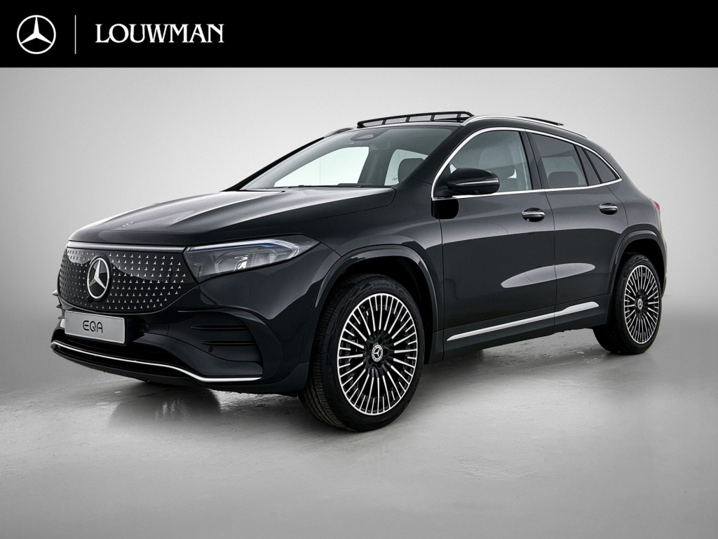 Mercedes-Benz Eqa 250+ business solution amg 71 kwh | premium pakket | distronic | panoramaschuifdak | stuurwielpaddles gegalvaniseerd | sierdelen in star pattern | sfeerverlichting | 20" multispaaks amg velgen |