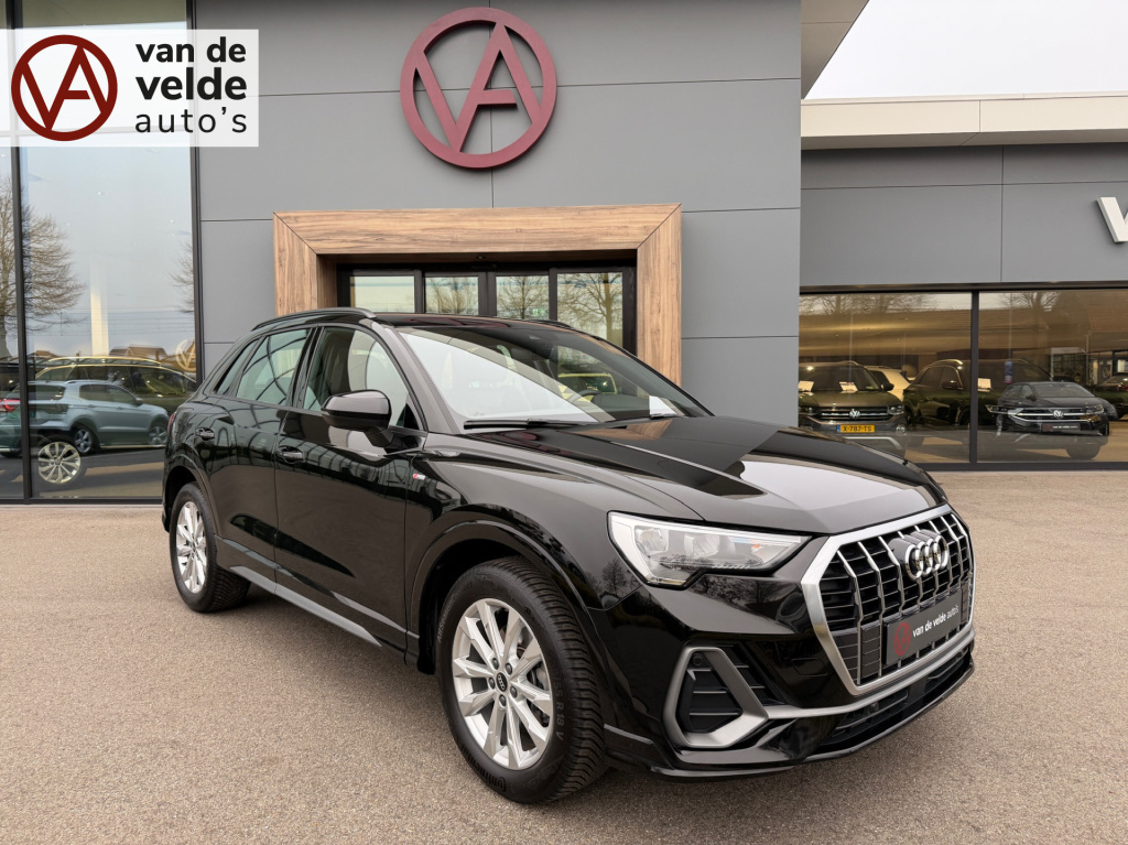 Audi Q3 35 tfsi 150pk s-tronic s-line | alcantara | keyless | dode hoek | elek. achterklep | camera | rijklaar incl. 1 jaar bovag garantie