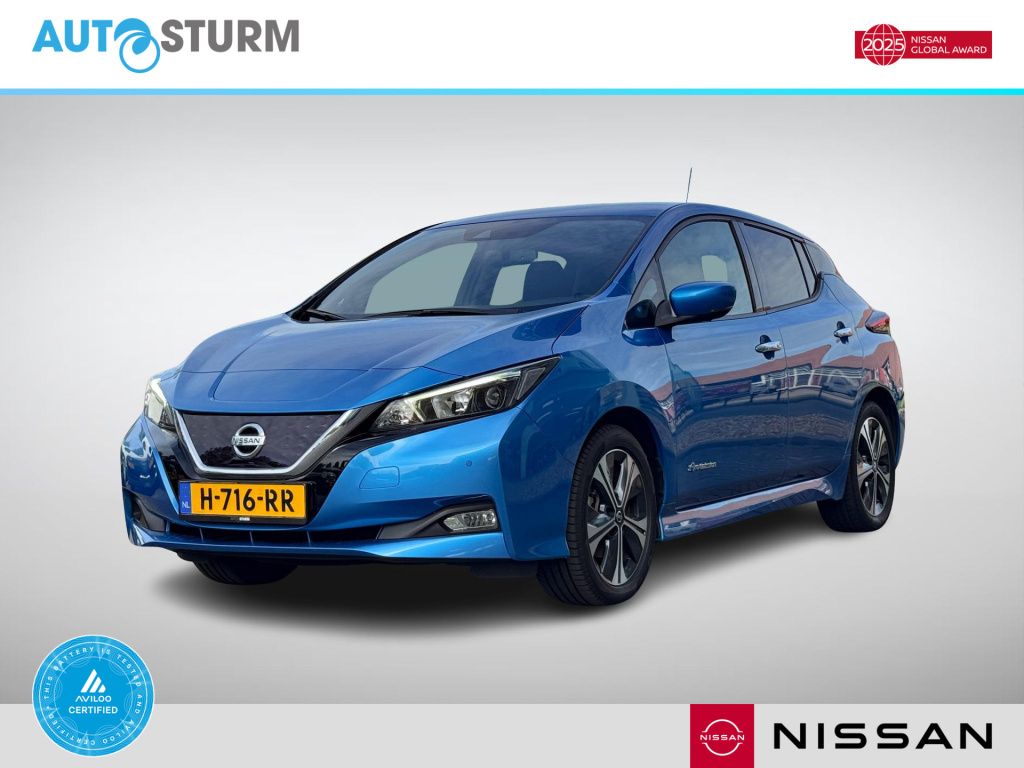 Nissan Leaf n-connecta 40 kwh soh 84% | navigatie | 360° camera | stuur- + stoelverwarming | adapt. cruise control | keyless entry | dodehoek detectie | rijklaarprijs!