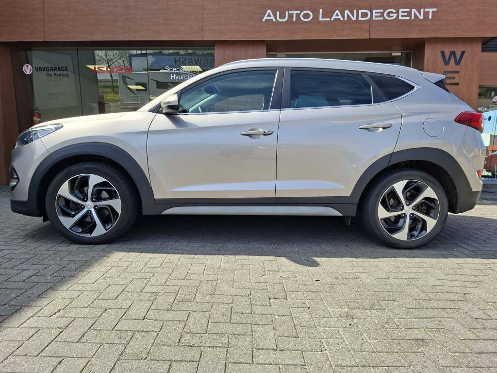 Hyundai Tucson 1.6 t-gdi 177 pk automaat | lederen bekleding | trekhaak |stoel /stuur verwarmin