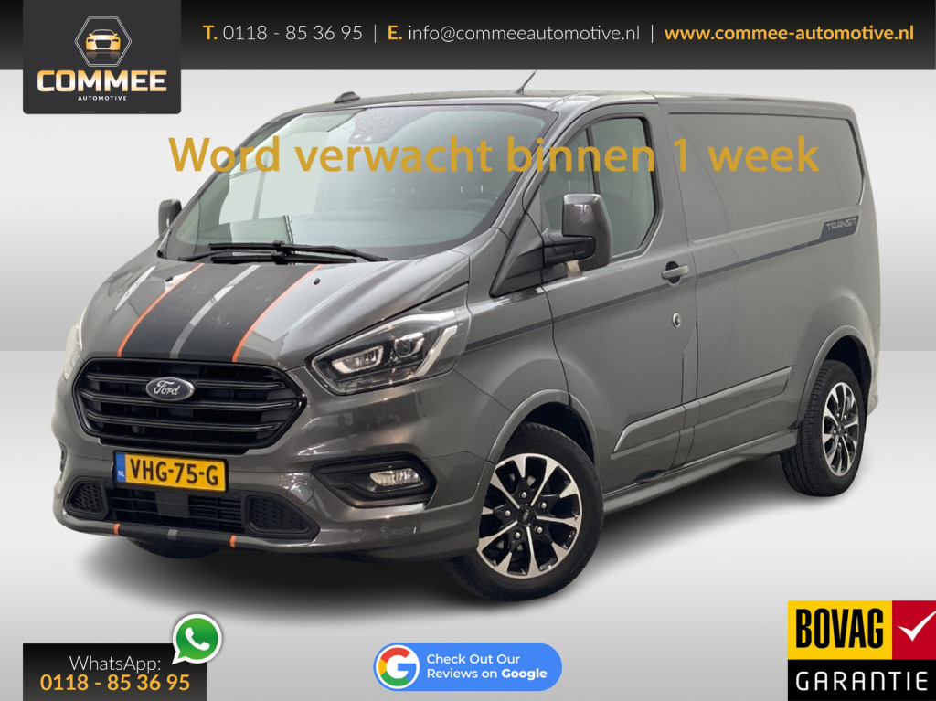 Ford Transit Custom 320 2.0 tdci l1h1 sport nav i trekhaak i cam