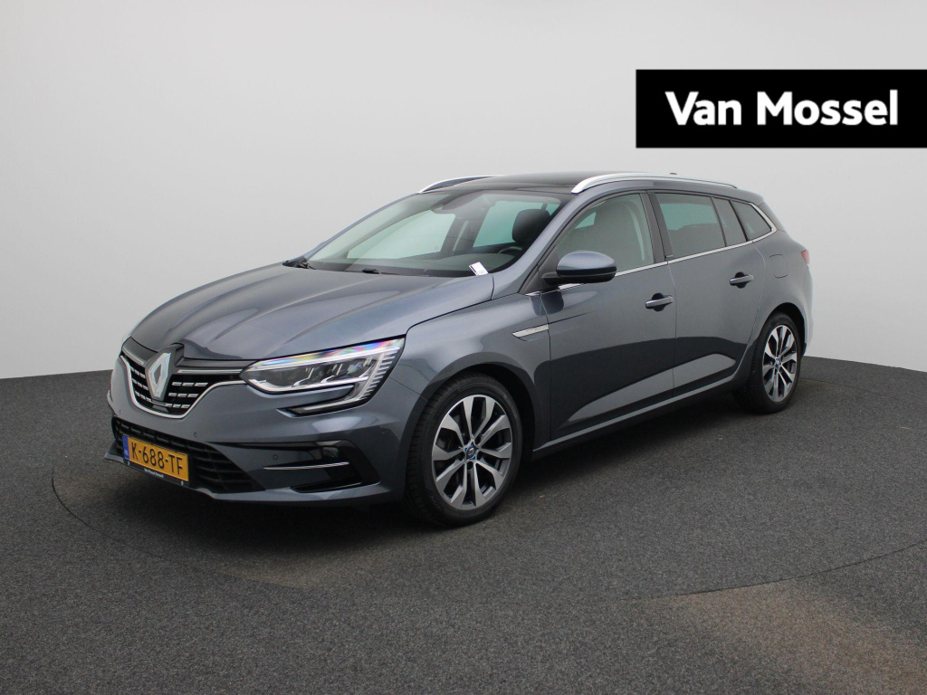 Renault Megane E-tech estate 1.6 plug-in hybrid 160 business edition one | automaat | schuifdak | navigatie | trekhaak  | camera | climate control | leder |stuur/stoelverwarming | lichtmetalen velgen | led |