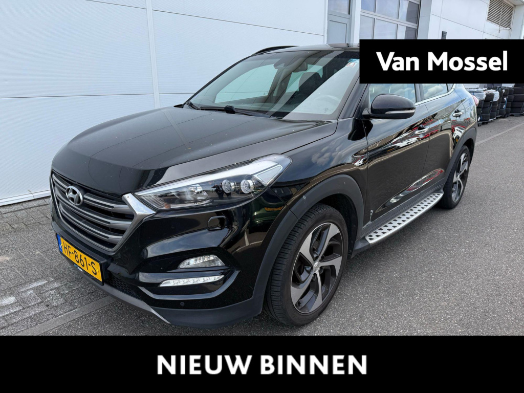 Hyundai Tucson 1.6 t-gdi premium | navigatie | trekhaak | stoelverwarming v+a | stoelkoeling | achteruitcamera |