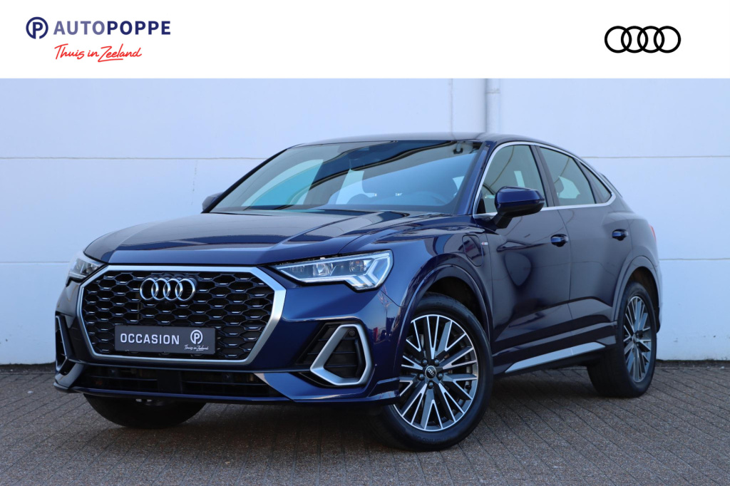 Audi Q3 sportback 45 tfsi e s line 245pk s tronic | 360 camera | stoelverwarming | trekhaak