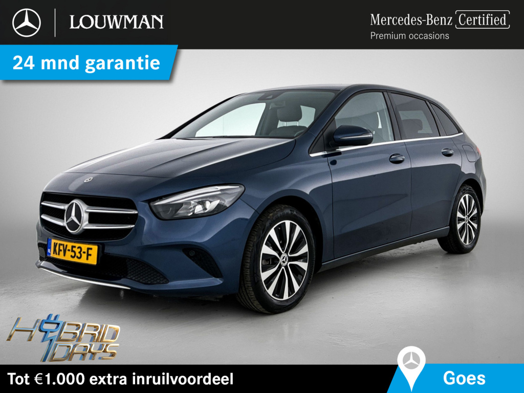 Mercedes-Benz B-Klasse 250 e plug-in hybride trekhaak | ledkoplampen | apple carplay | parkeerpakket met achteruitrijcamera | stoelverwarming. inclusief 24 maanden mb certified garantie voor europa.