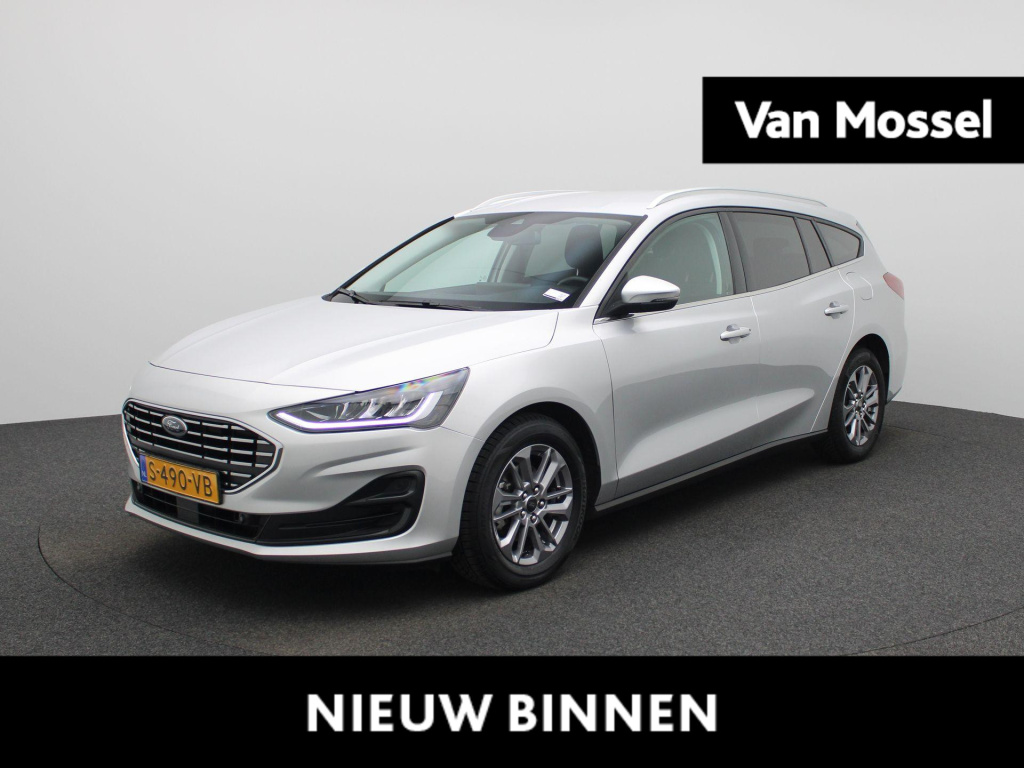 Ford Focus wagon 1.0 ecoboost hybrid titanium | navigatie | groot scherm | apple carplay / android auto | climate control | cruise control | parkeersensoren | dab | bluetooth | keyless entry & start |