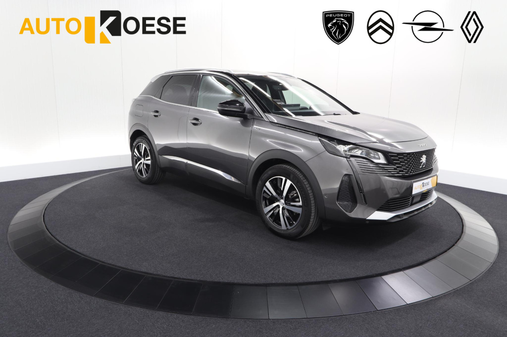 Peugeot 3008 puretech 130 eat8 gt | camera | adaptieve cruise control | elektrische kofferklep | dodehoekdetectie