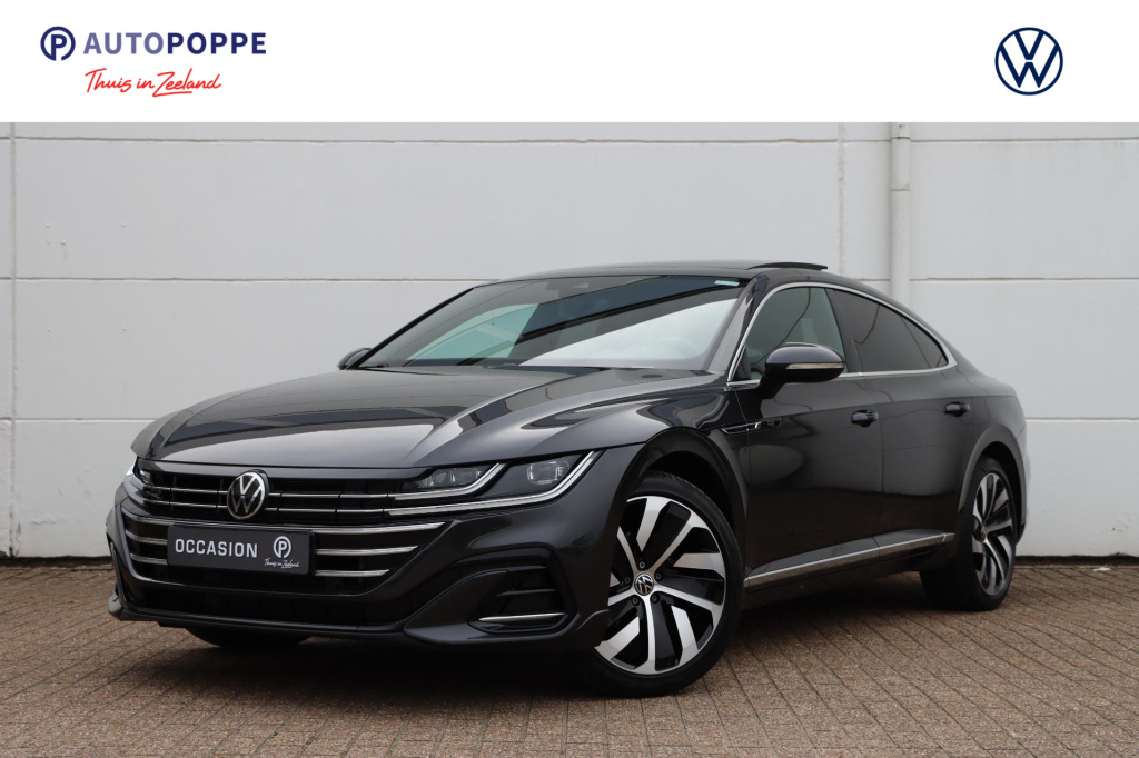 Volkswagen Arteon 1.4 ehybrid r-line 218pk dsg6 | soh 91,5% | pano | stoel voor- en achterverwarming | trekhaak