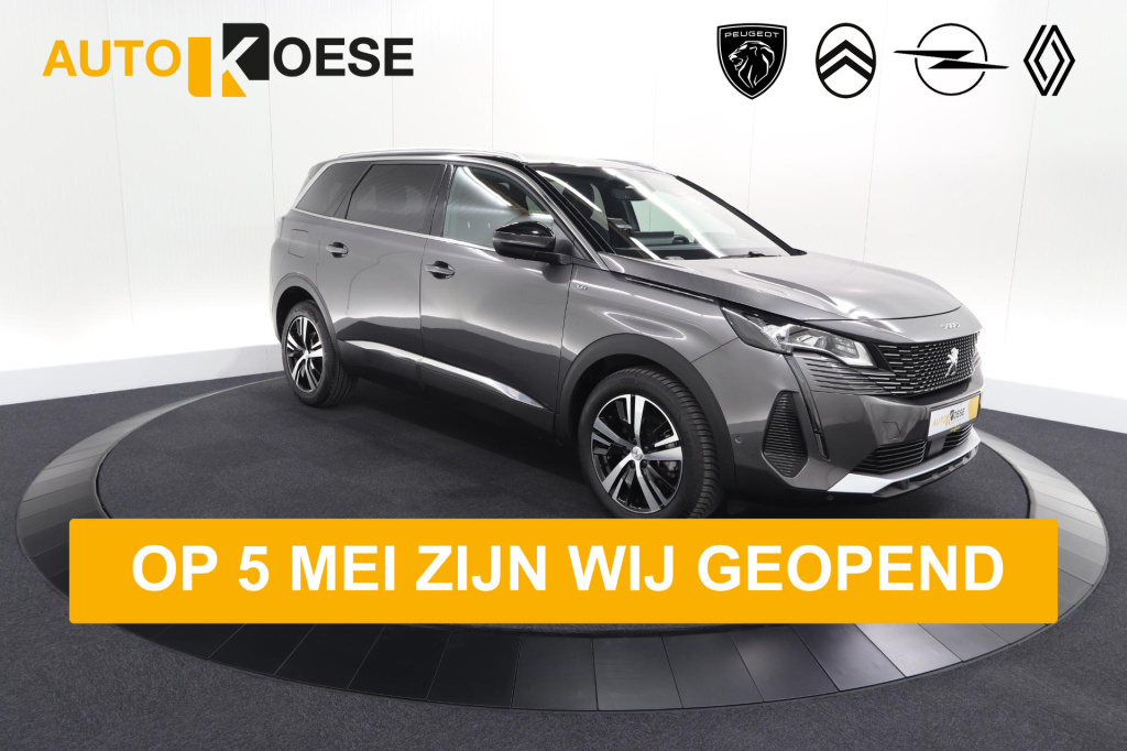Peugeot 5008 puretech 130 eat8 gt | camera | dodehoekdetectie | apdaptieve cruise control | apple carplay