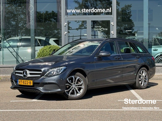 Mercedes-Benz C-Klasse estate 200 cdi l ambition l led l wegklapbare trekhaak l pts l regensensor l comand aps l airco l interieur verlichtingspakket l tempomaat l stoelverwarming l ergonomie pakket l dealer onderhouden l euro 6 l