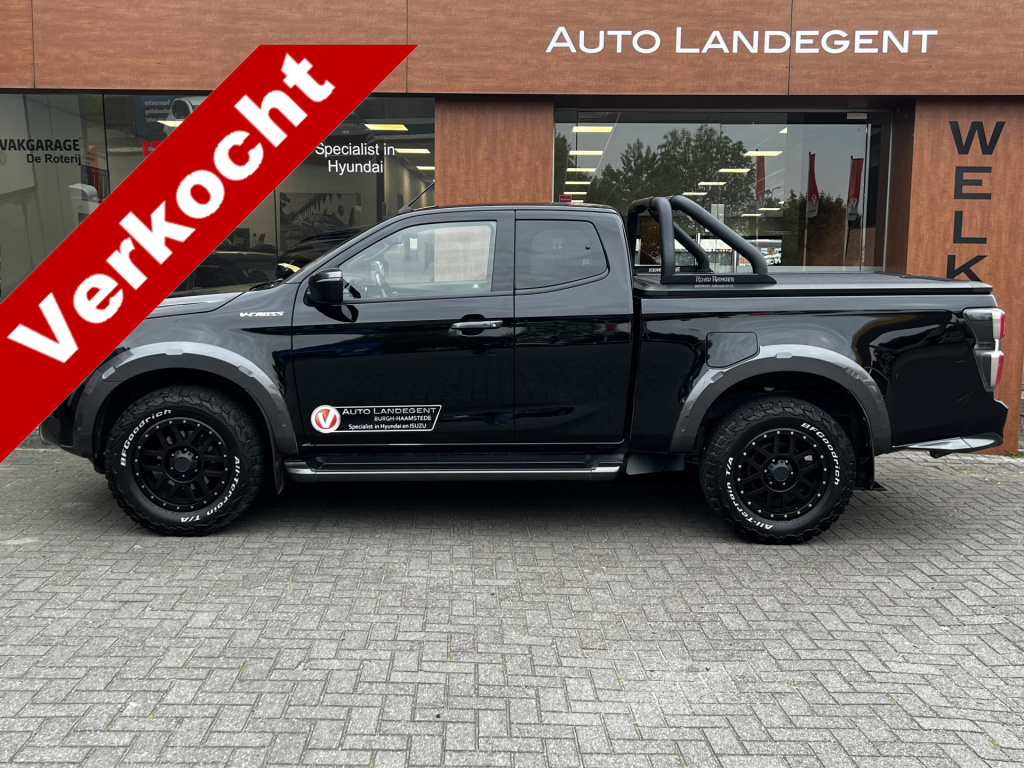 Isuzu D-max 1.9 extended cab v-cross ex. btw | lederen bekleding | apple carplay /android auto | addaptieve cruise | topcover met roll bar etc.