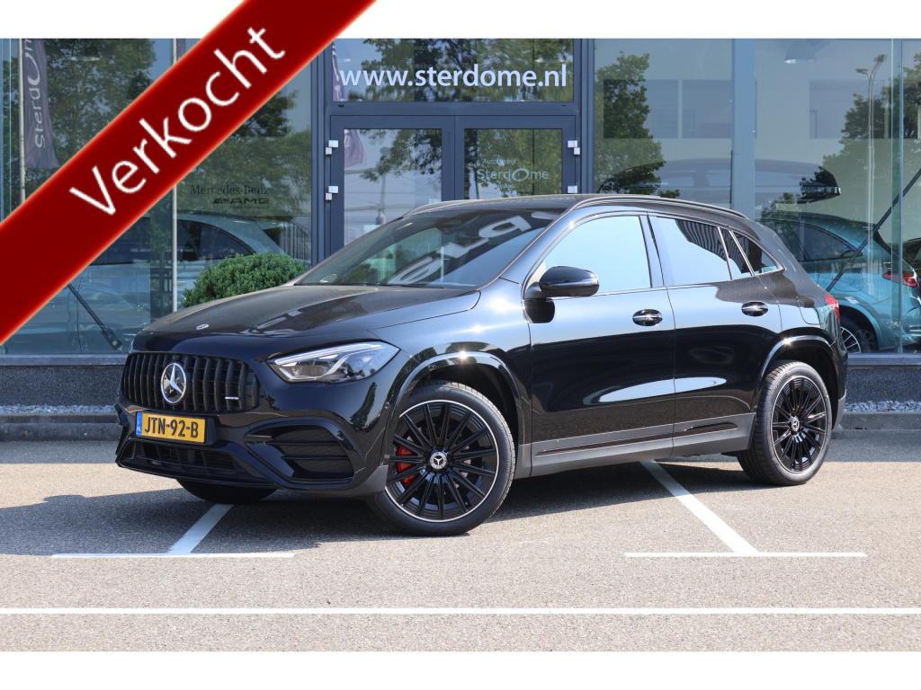 Mercedes-Benz Gla-klasse 250 e star edition amg line l panoramadak l distronic i mbux l 360 camera i sfeerverlichting i wegklapbare trekhaak l hud l airco l