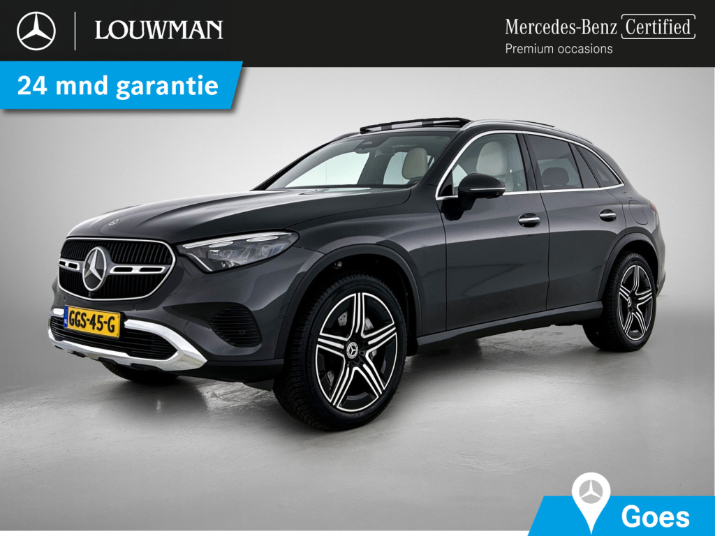 Mercedes-Benz Glc 300 e 4matic luxury line plug-in hybride panorama schuif-kanteldak | parkeerpakket met 360°-camera | trekhaak | stoelventilatie/- verwarming voor. inclusief 24 maanden mercedes-benz certified garantie voor europa.