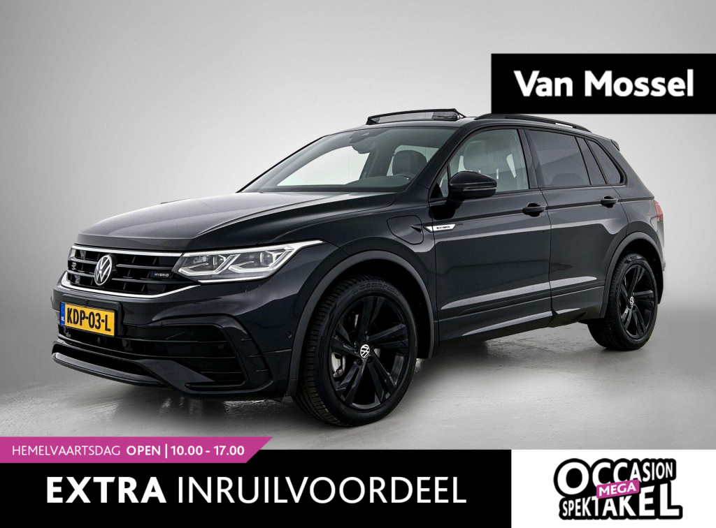 Volkswagen Tiguan 1.4 tsi ehybrid r-line business+ | automaat  | panorama dak | dab | virtual cockpit | stoel verwarming |  navigatie | memory seat | camera | elektrische achterklep | climate control | parkeer sensoren | lmv | led |