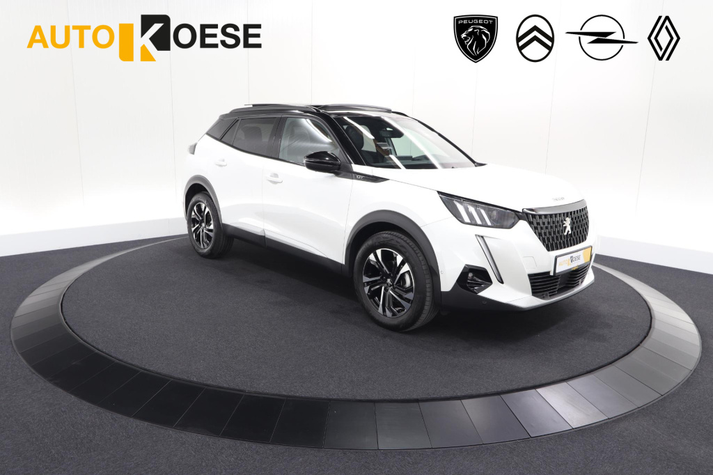 Peugeot 2008 puretech 130 gt | elektrisch panoramadak | camera | dodehoekdetectie