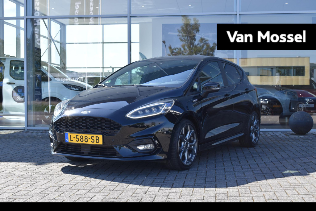 Ford Fiesta 1.0 ecoboost hybrid st-line x | climate control | adaptive cruise control | winterpack | achteruitrijcamera | 17" lmv | dodehoek sensoren | bang & olufsen premium geluidsysteem | apple carplay/ android auto |