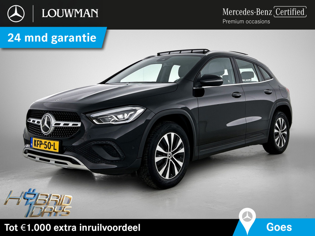 Mercedes-Benz Gla-klasse 250 e plug-in hybride panorama schuif-kanteldak | parkeerpakket met achteruitrijcamera | stoelverwarming. inclusief 24 maanden mb certified garantie voor europa.