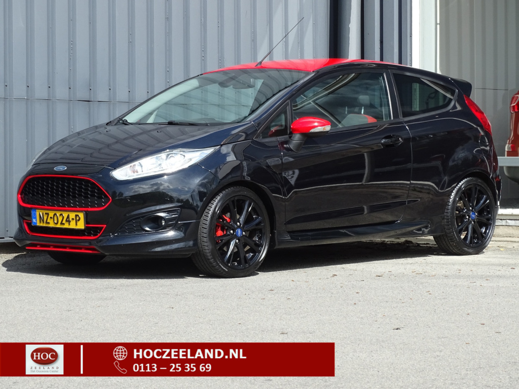 Ford Fiesta 1.0 ecoboost black edition 140pk | bluetooth | 17"