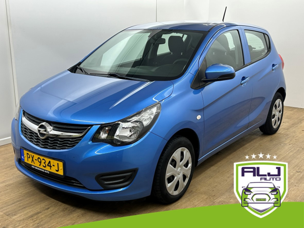Opel Karl occasion 1.0 ecoflex edition | blauw | tweedehands opel karl | cruisecontrol | airco | bluetooth audio