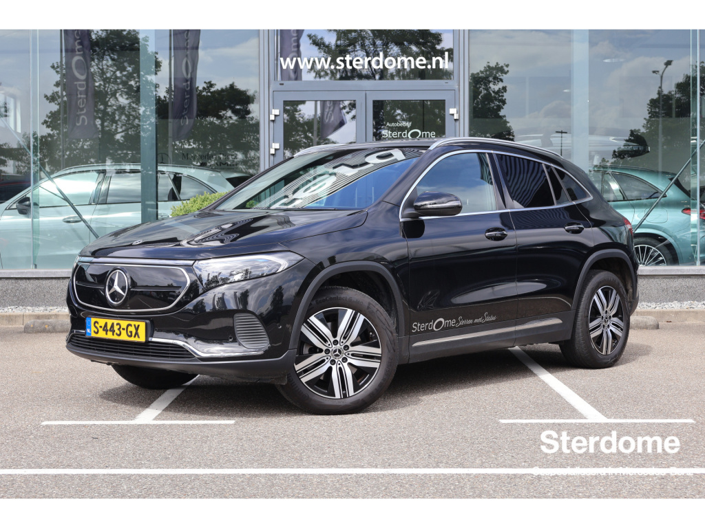 Mercedes-Benz Eqa 250 luxury line 67 kwh l panoramadak l mbux l stoelverwarming l achteruitrijcamera l leder twin interieur l elect. bed. achterklep l l augmented reality l draadloos opladen telefoon l thermotronic l glas coating l nederlan...