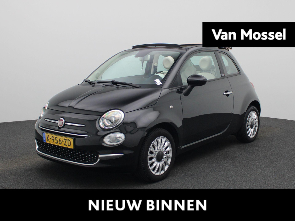 Fiat 500 C 1.0 hybrid lounge | cabrio | lmv | dab | bluetooth | climate control | cruise control | parkeer sensoren | lage km stand