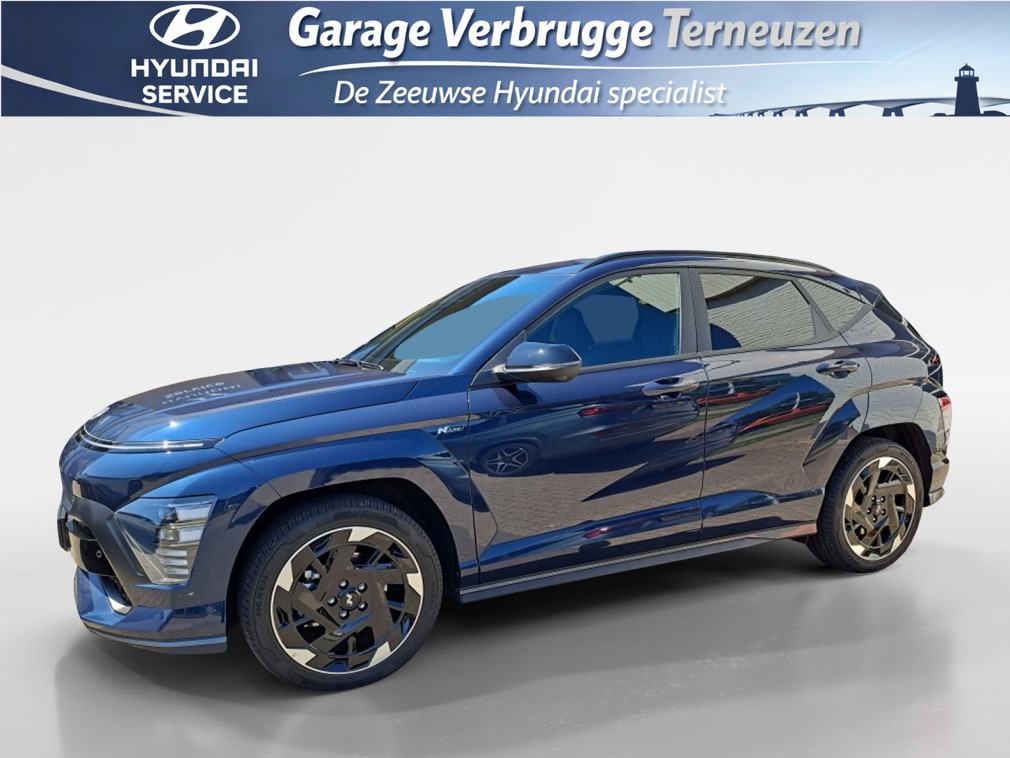 Hyundai Kona electric n line 64.8 kwh | leder/alcantara | 360 camera | elek. kofferbak
