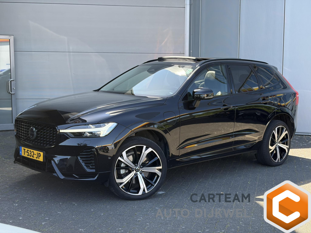 Volvo XC60 2.0 t8 plug-in hybrid awd ultimate dark bomvol! h&k/massage/luchtvering