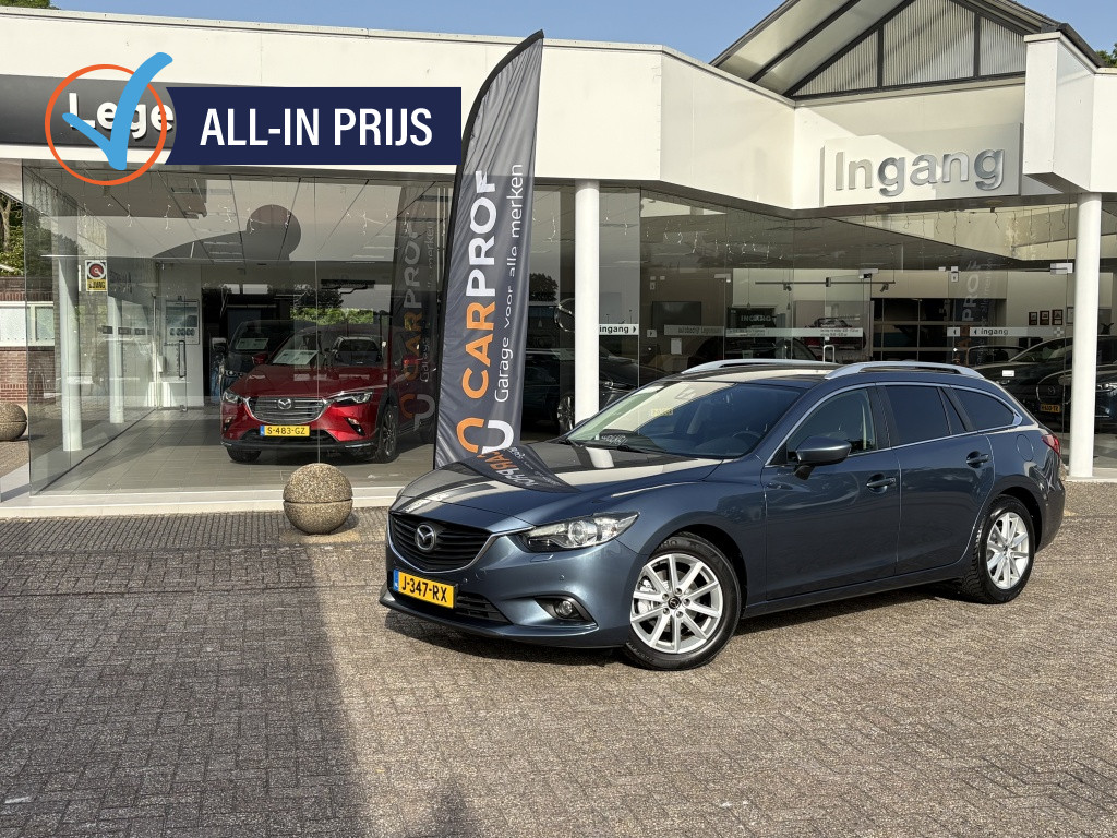 Mazda 6 sportbreak 2.0 hp gt-m trekhaak leren bekleding