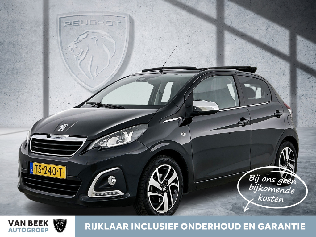 Peugeot 108 72pk allure top! | rijklaar | canvas dak | camera | climate control | touchscreen | achteruitrij-camera