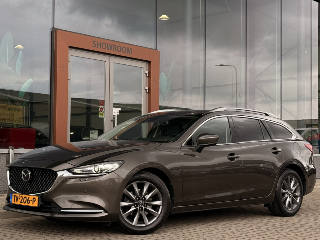 Mazda 6 sportbreak 2.0 skyactiv-g 165 business comfort | leder | acc | head up | trekhaak | stoelverwarming / verkoeling | 360 | bose |